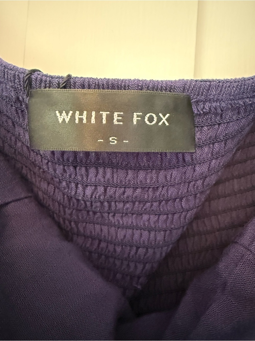 White Fox Boutique Strapless Dress in Deep Purple